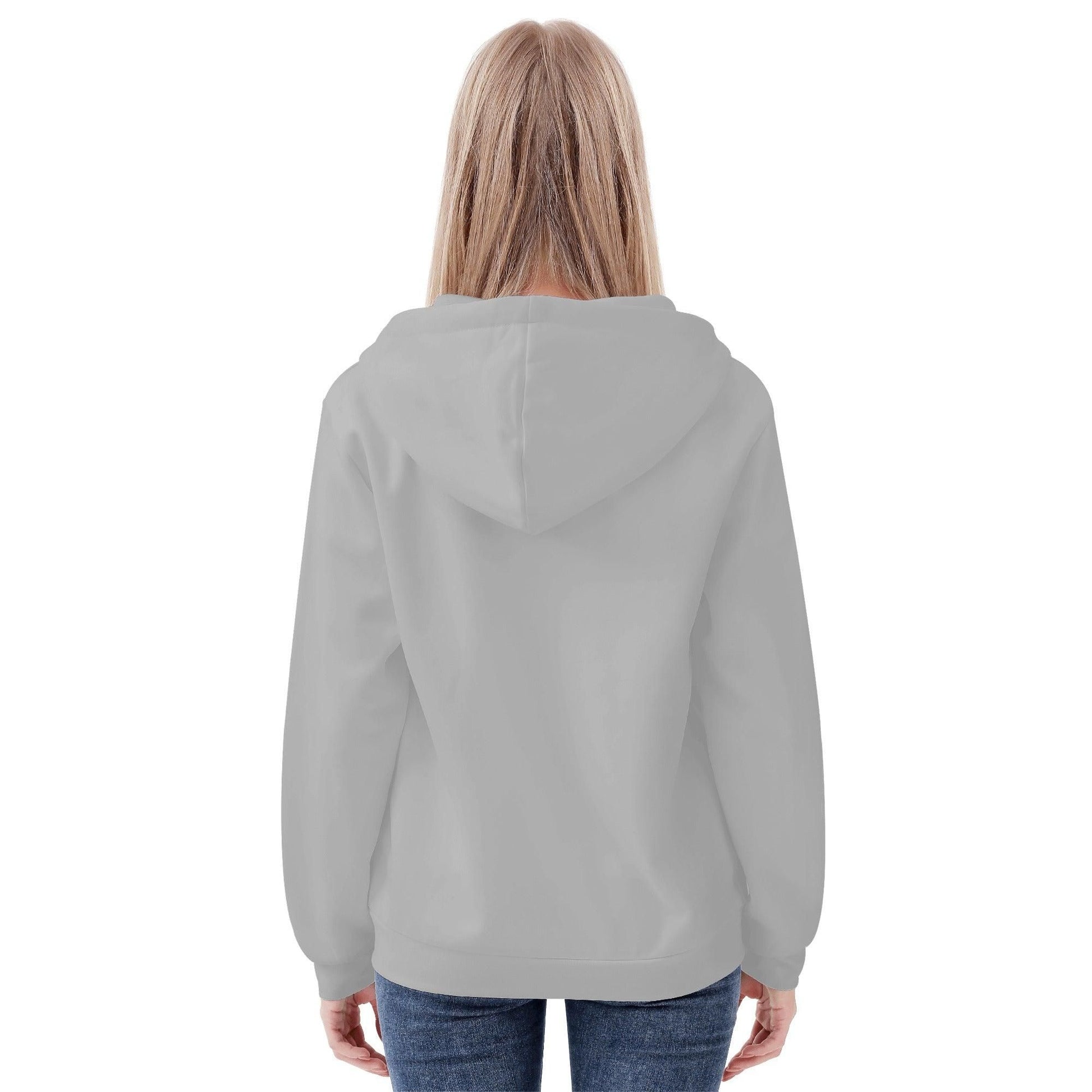 NX Vogue Zip Up Hoodie Grey - NX Vogue New York | Luxury Redefined