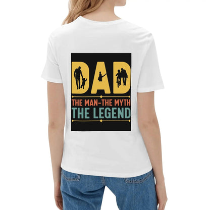 Dad The Legend Womens Cotton T Shirt - NX Vogue New York | Luxury Redefined