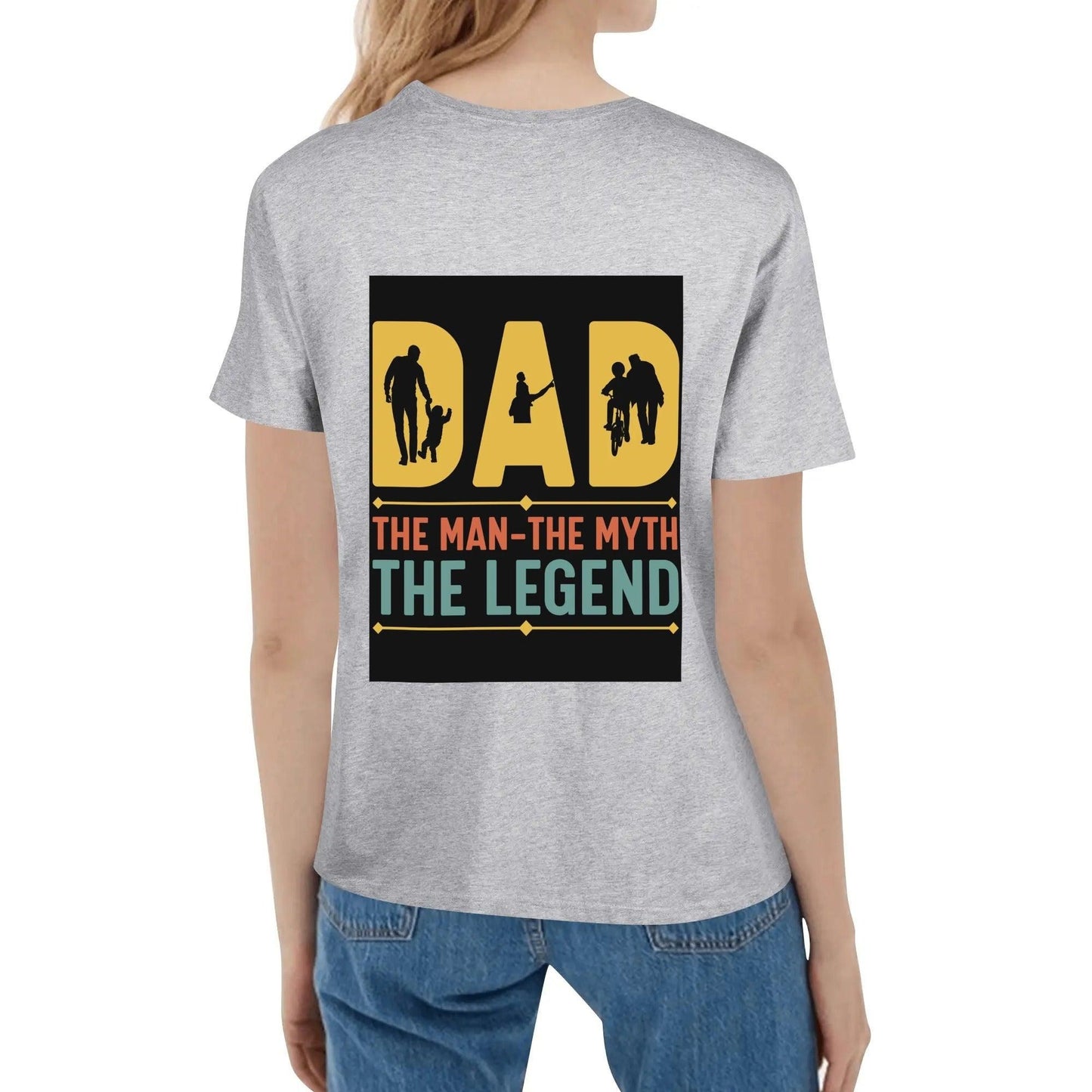 Dad The Legend Womens Cotton T Shirt - NX Vogue New York | Luxury Redefined