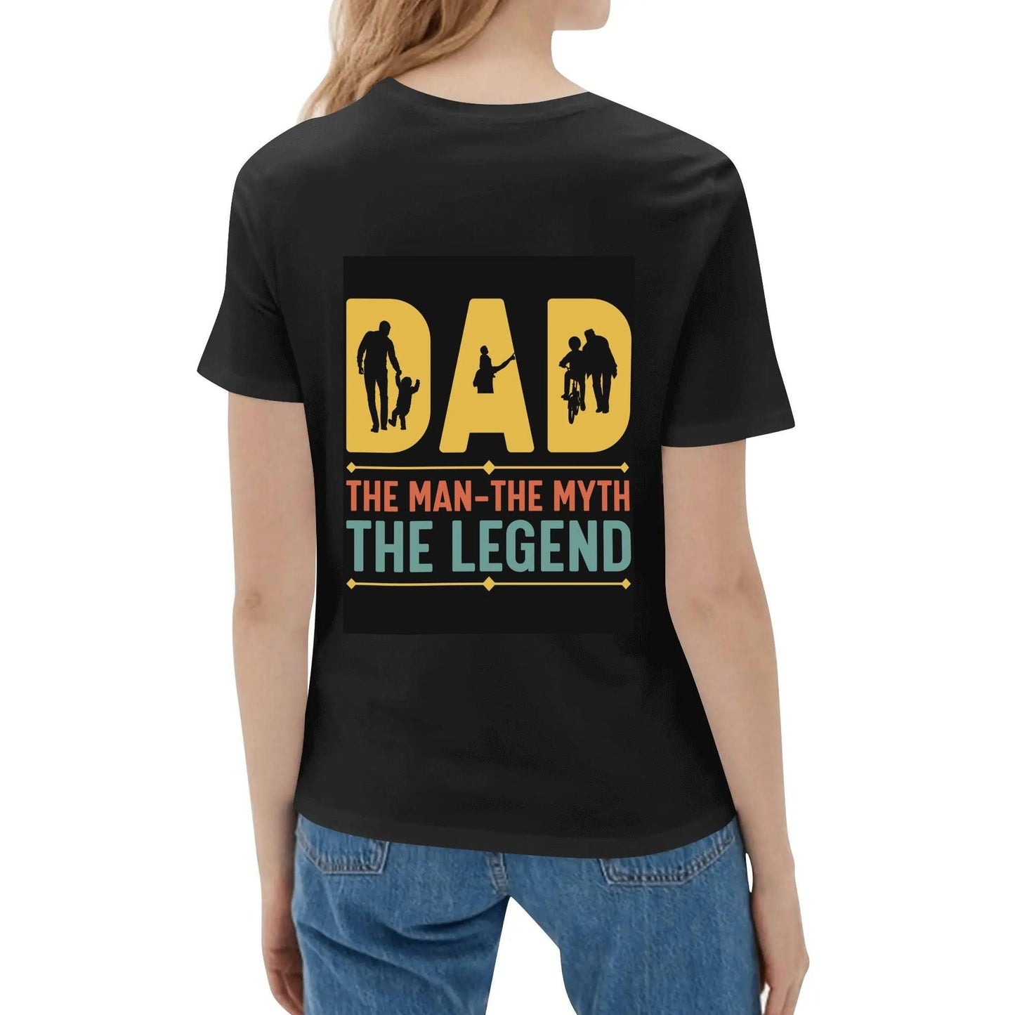 Dad The Legend Womens Cotton T Shirt - NX Vogue New York | Luxury Redefined