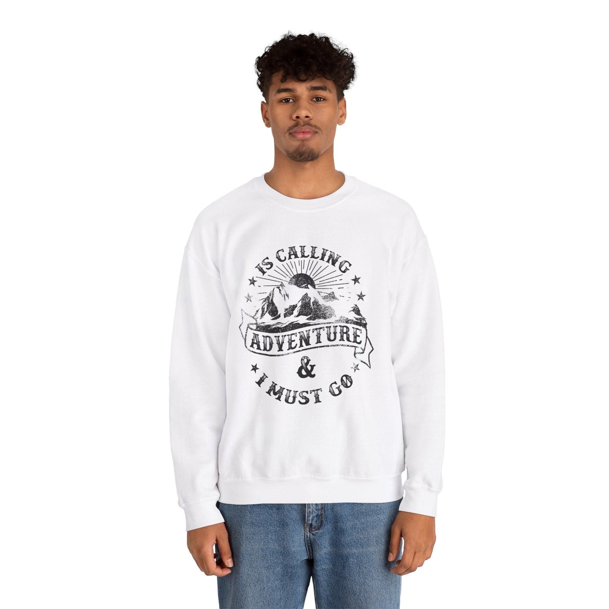 Adventure is calling Crewneck Sweatshirt - NX Vogue New York | Luxury Redefined