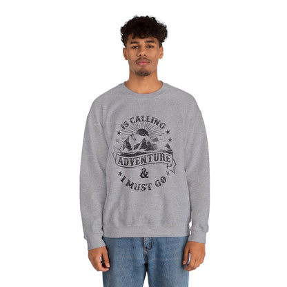 Adventure is calling Crewneck Sweatshirt - NX Vogue New York | Luxury Redefined