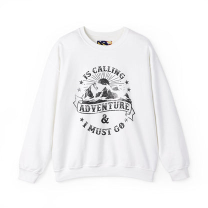 Adventure is calling Crewneck Sweatshirt Sweatshirt   