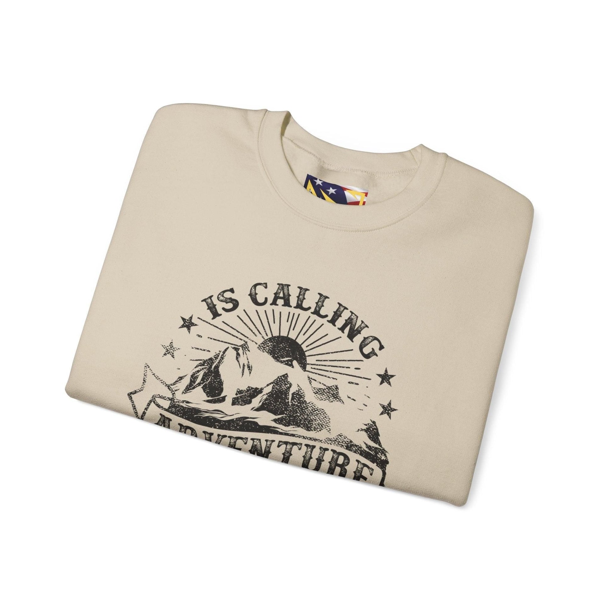 Adventure is calling Crewneck Sweatshirt Sweatshirt   