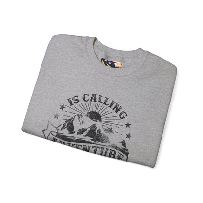 Adventure is calling Crewneck Sweatshirt Sweatshirt   