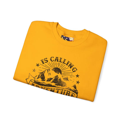 Adventure is calling Crewneck Sweatshirt Sweatshirt   