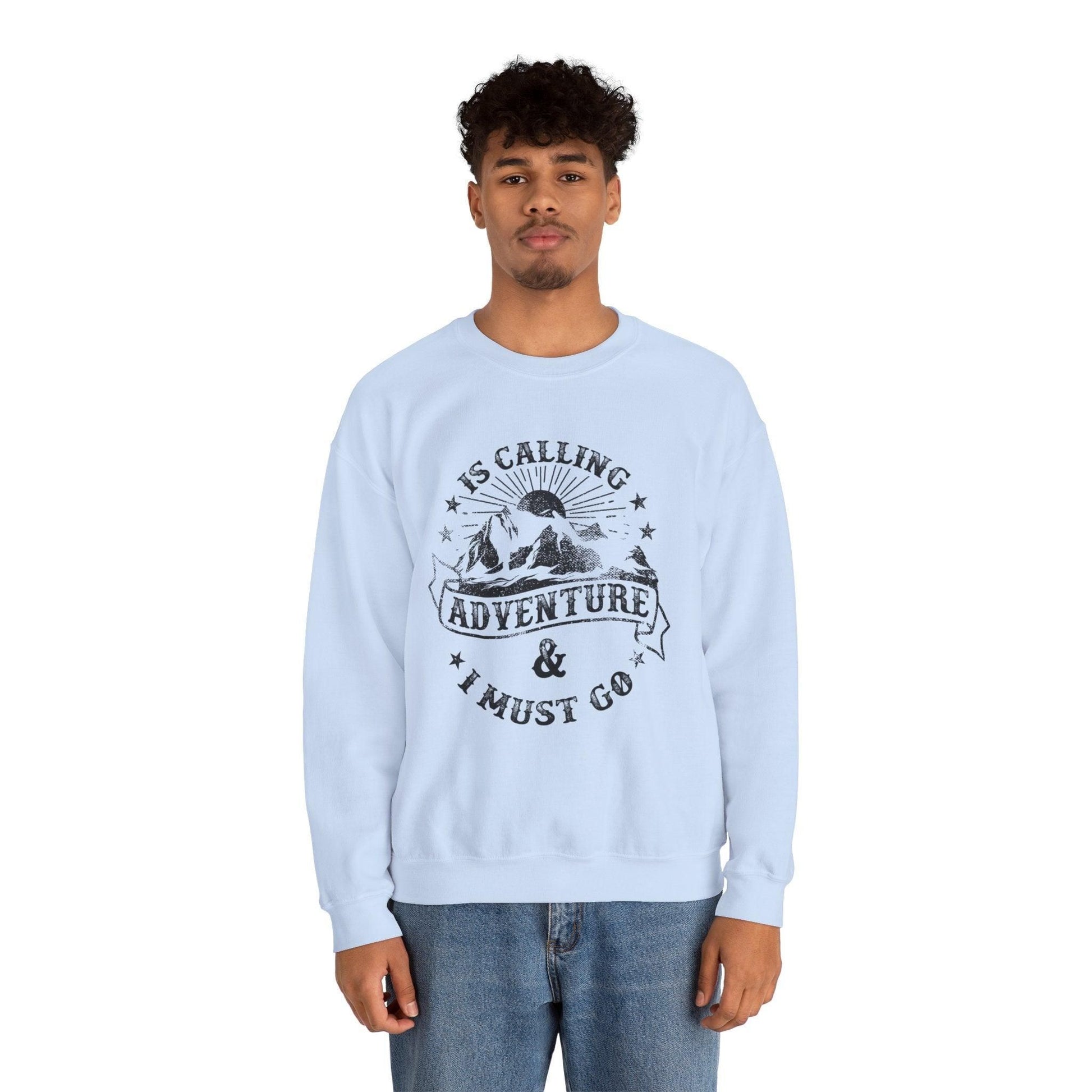 Adventure is calling Crewneck Sweatshirt - NX Vogue New York | Luxury Redefined