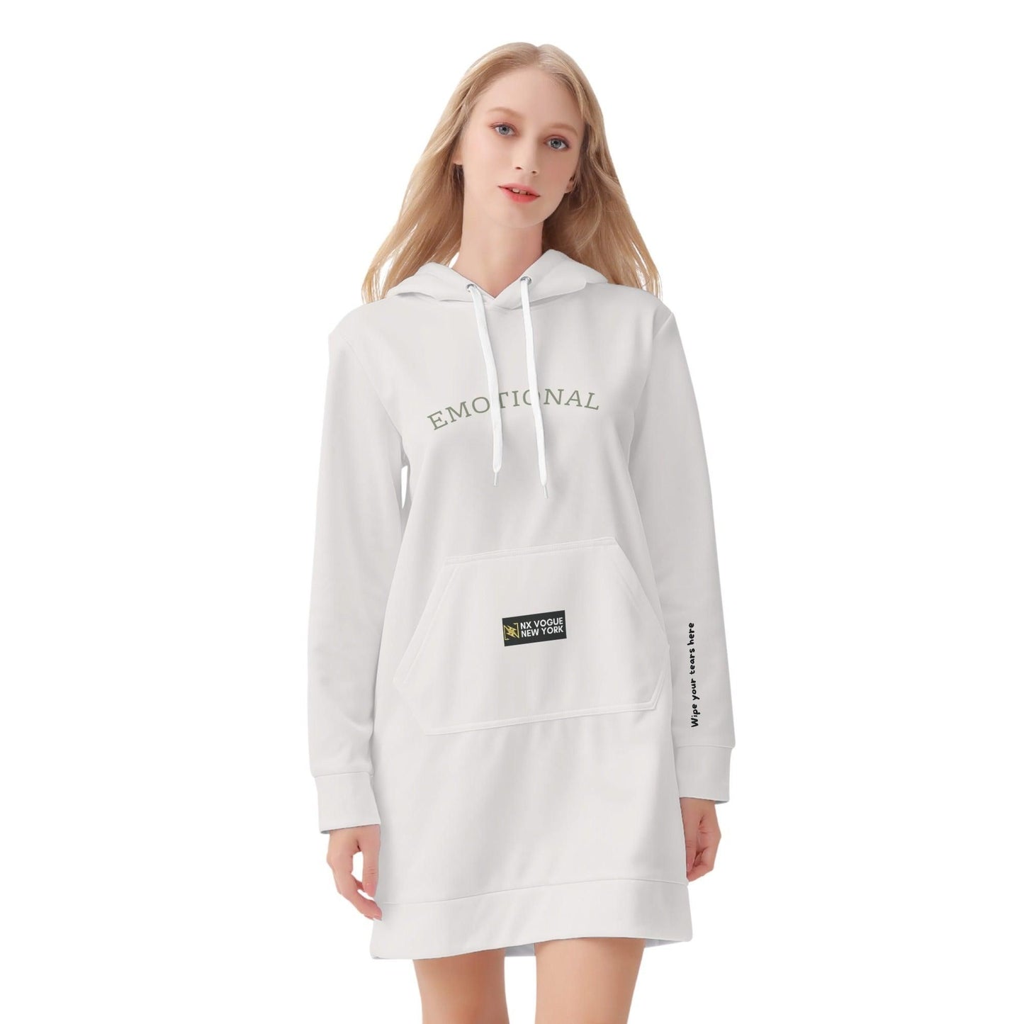 Emotional Hoodie Midi Dress - NX Vogue New York | Luxury Redefined