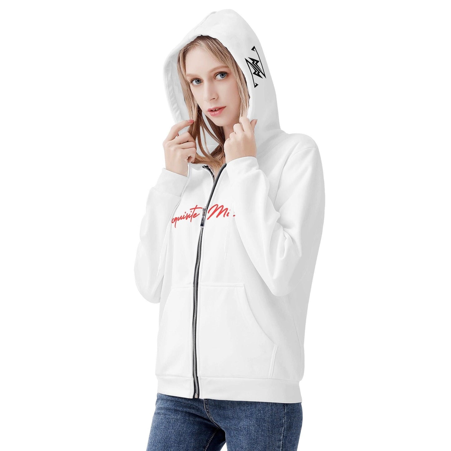 Exquisite Millinery Love Zip Up Hoodie - NX Vogue New York | Luxury Redefined