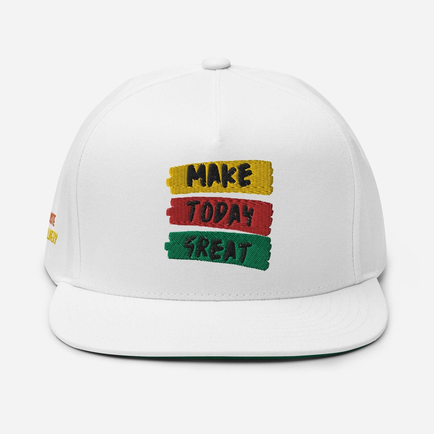 Make Today Great Flat Bill Cap Cap Default Title  