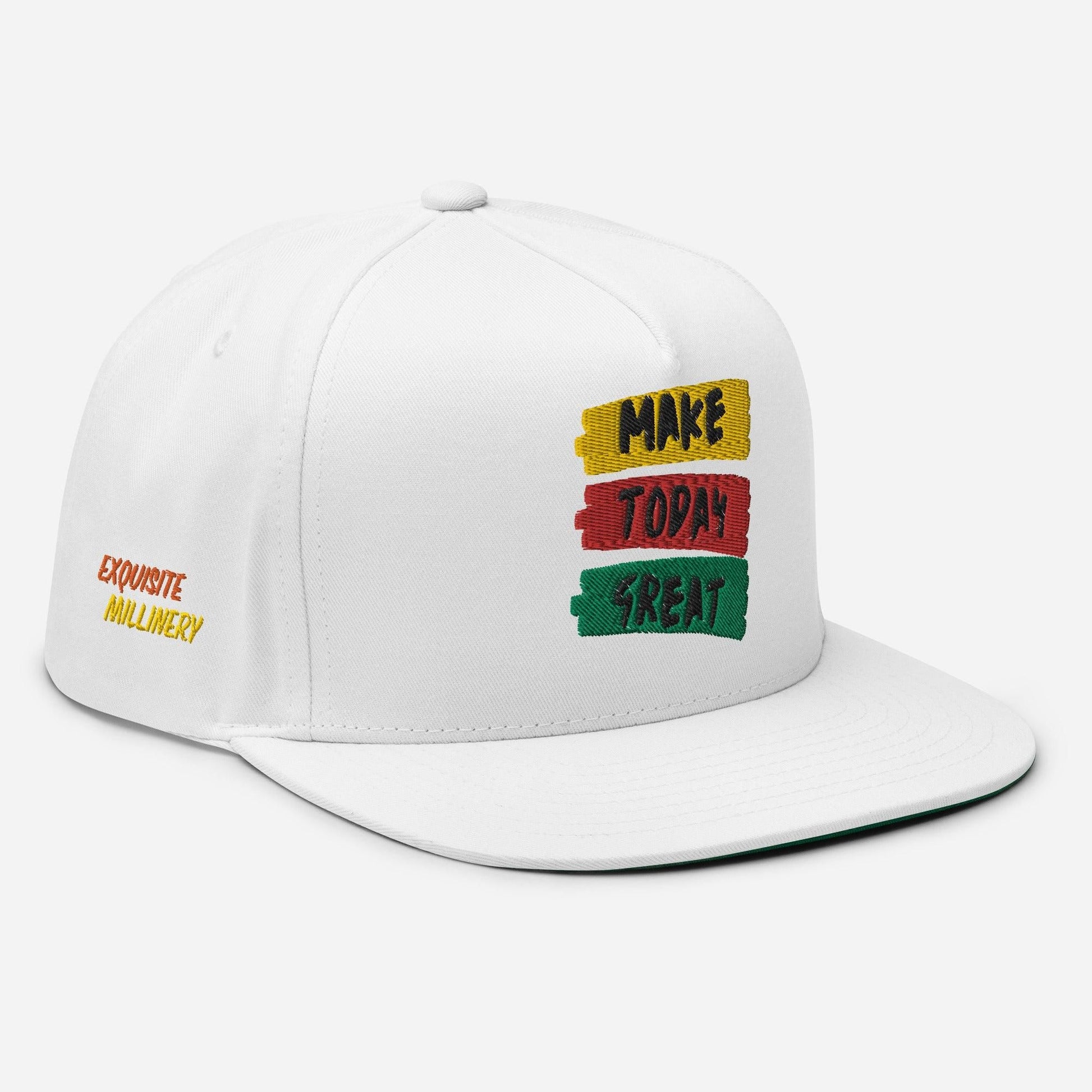 Make Today Great Flat Bill Cap Cap   