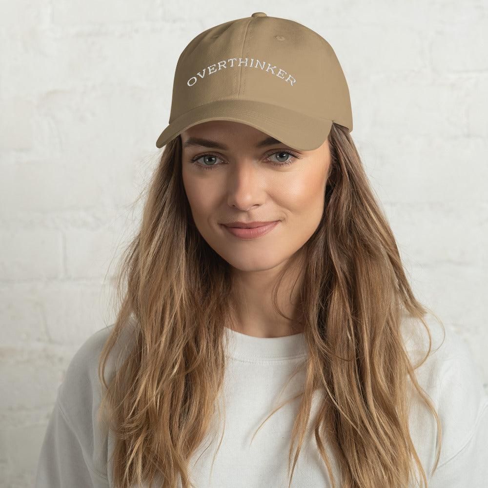 Overthinker Dad Vogue hat Cap Khaki  