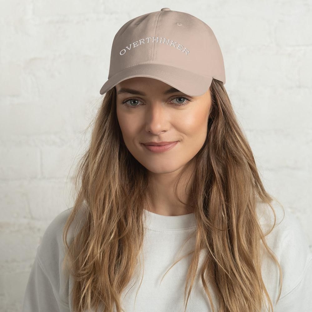 Overthinker Dad Vogue hat Cap Stone  