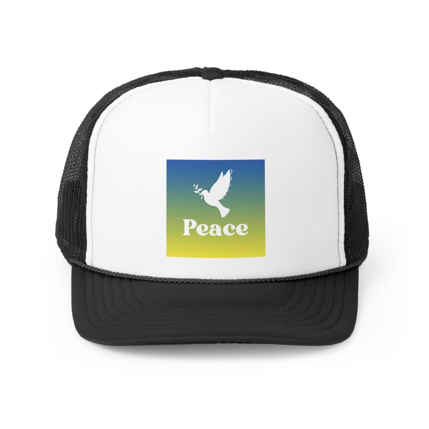 Peace Trucker Caps Cap Black One size 