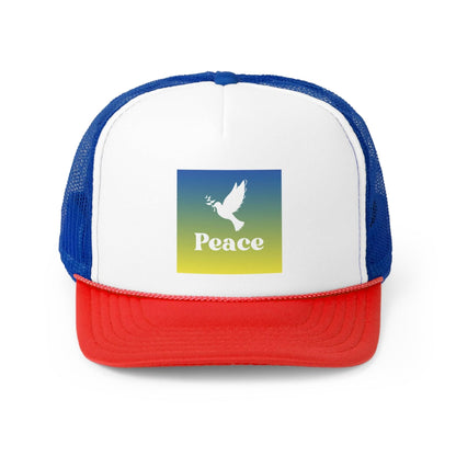 Peace Trucker Caps Cap Blue/Red One size 