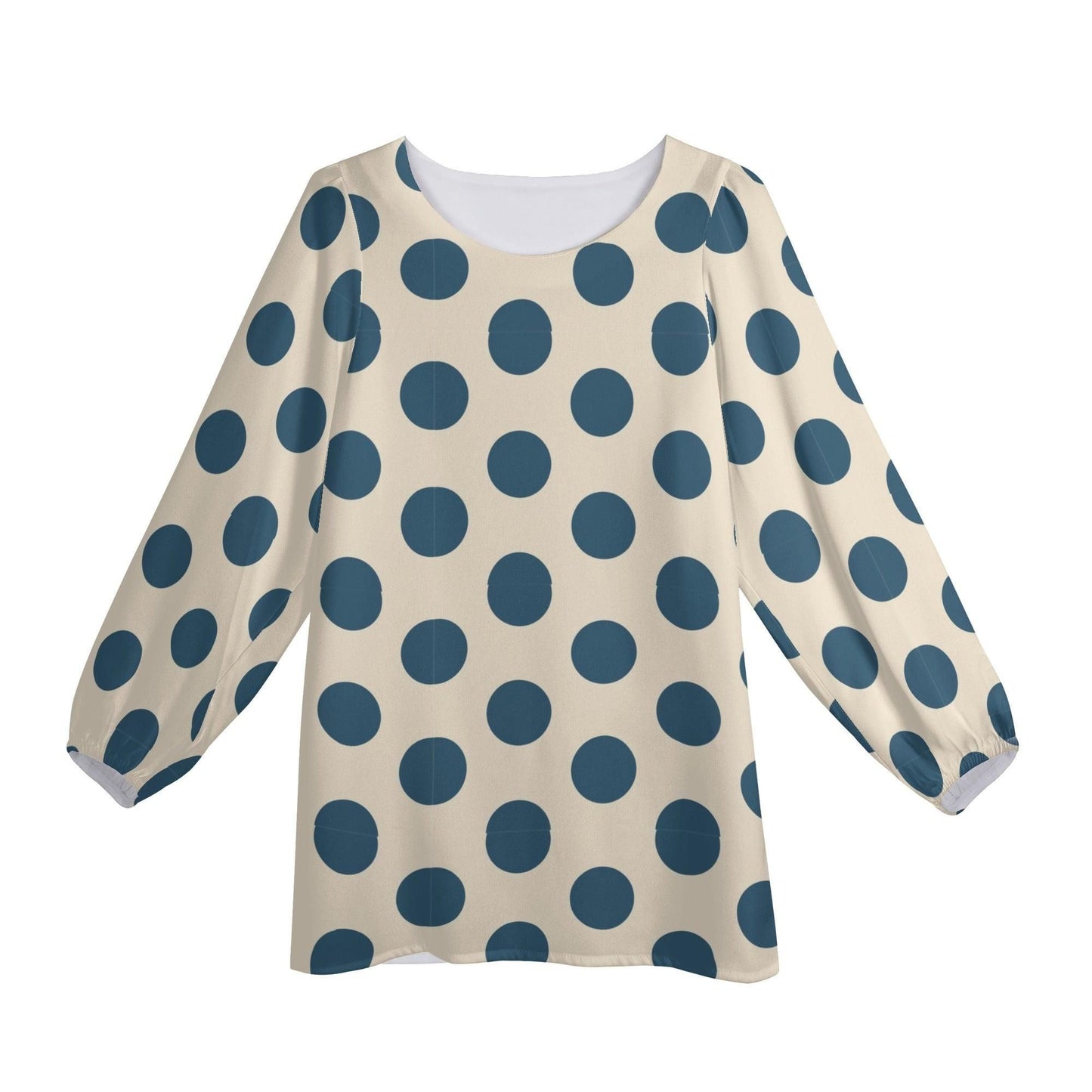 Polka Dots Chiffon Blouse    