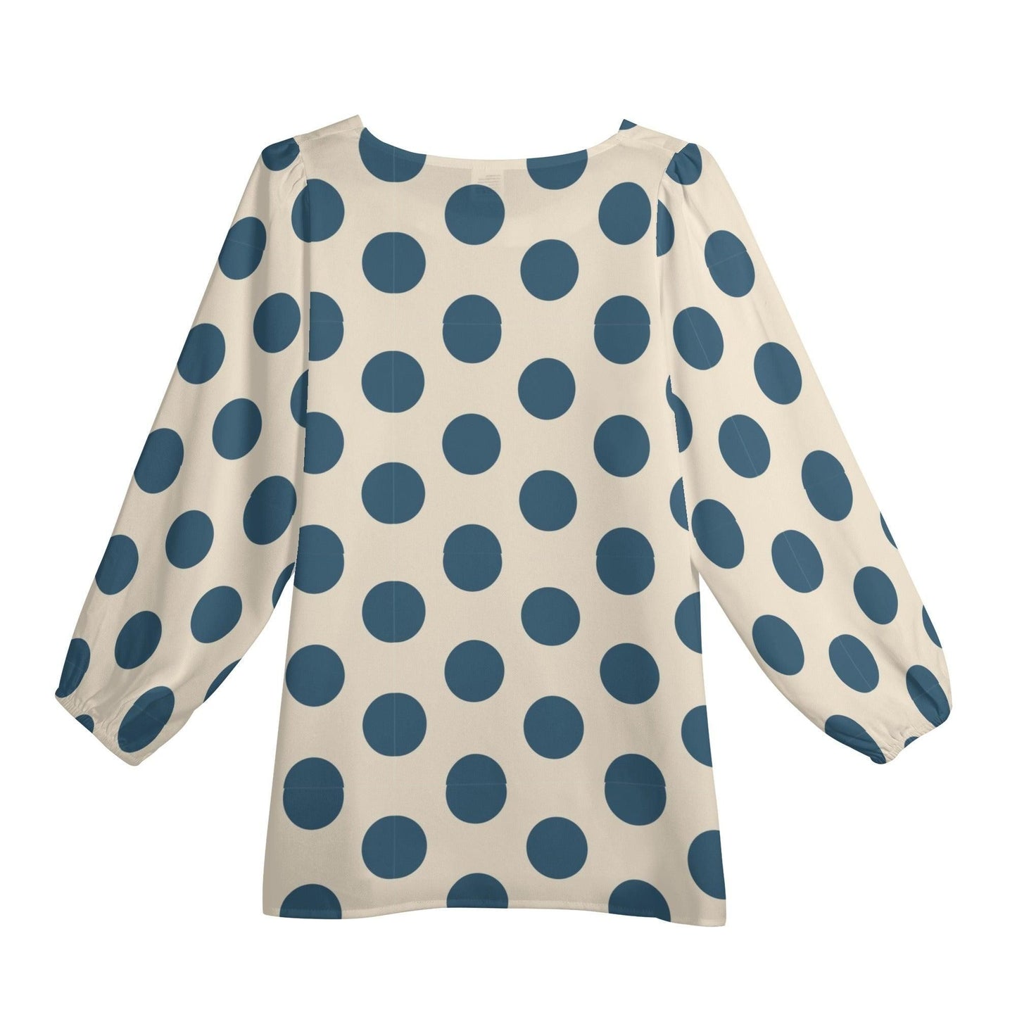 Polka Dots Chiffon Blouse    