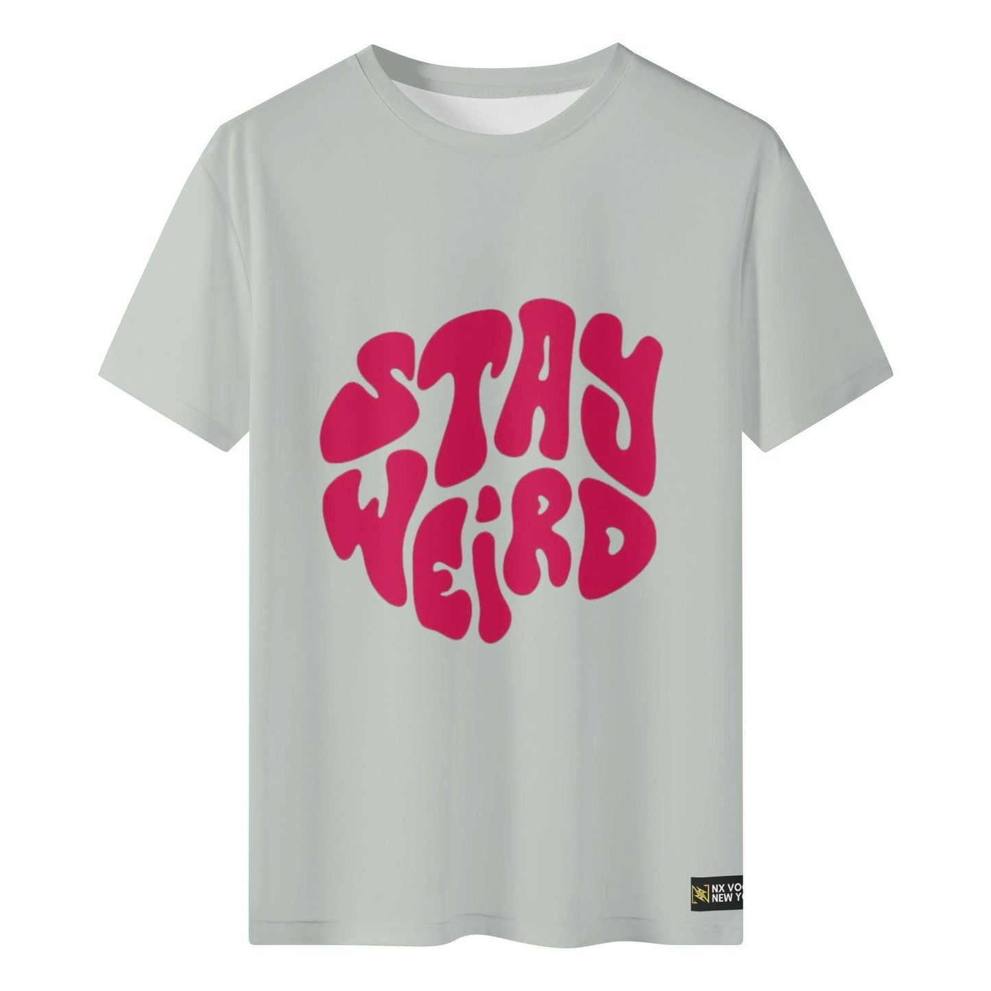 Stay Weird T-Shirt Sea Green - NX Vogue New York | Luxury Redefined