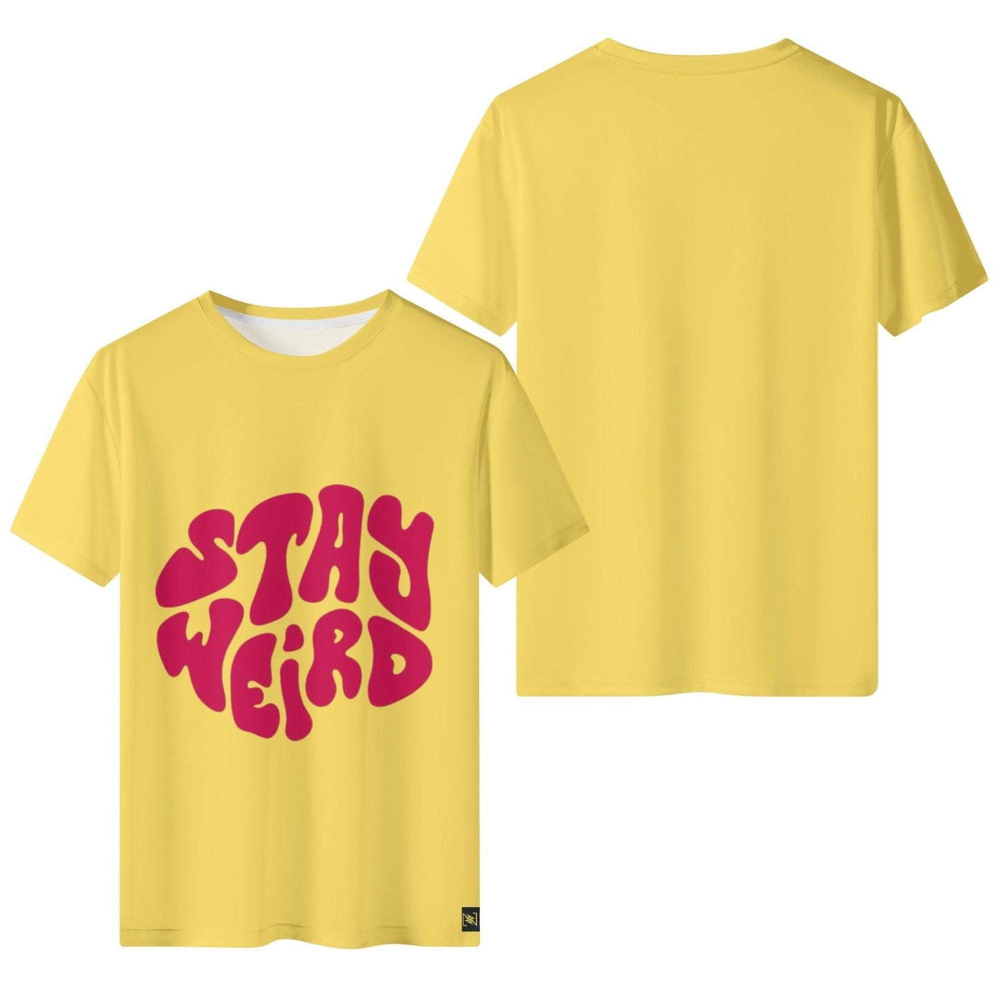 Stay Weird T-Shirt Yellow - NX Vogue New York | Luxury Redefined