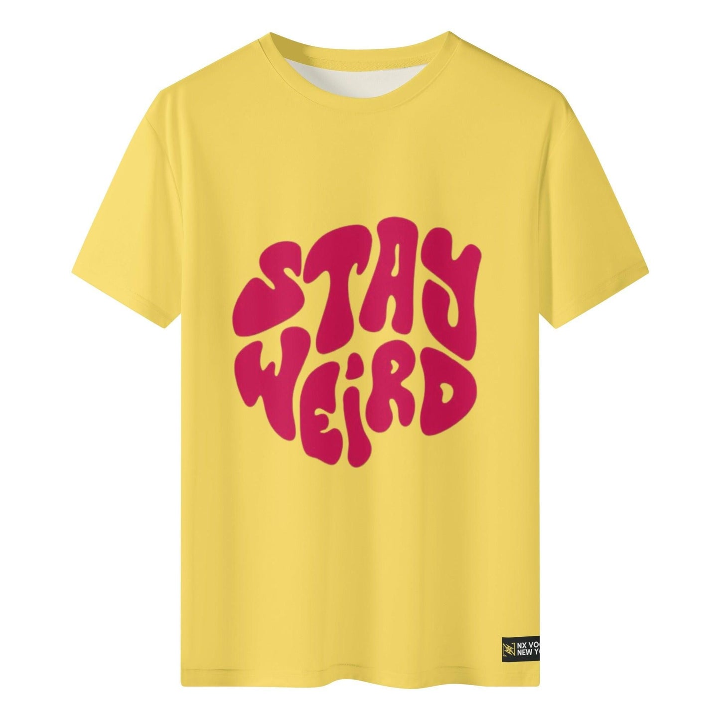 Stay Weird T-Shirt Yellow - NX Vogue New York | Luxury Redefined